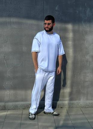 Комплект оверсайз футболка и шорты, премиум качество