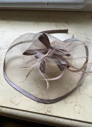 Обруч в виде шляпки
