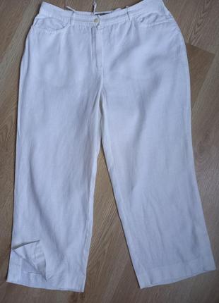 Натуральные брючки, 100% лён.