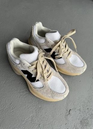 Кроссовки new balance warped runner beige/white