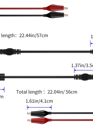 2 штуки провода для usb tester atorch ud24. универсальные провода для тестера с крокодилами та usb штекер/гнездо