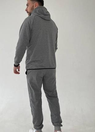 Спортивный костюм найк чоловічий сірий
