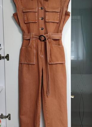 Красивый джинсовый комбинезон от boohoo 🧡🤎