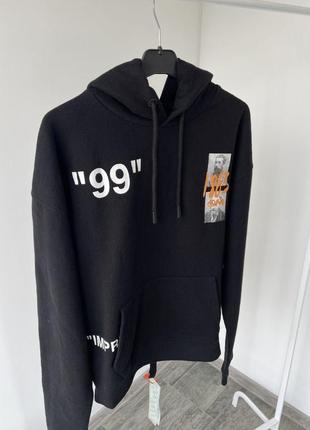 Распродажа худи off-white street style black