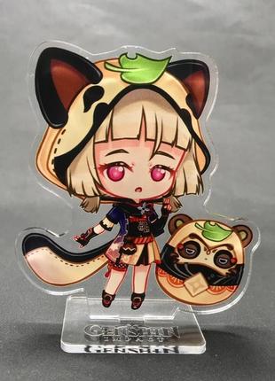 Акрилова фігурка (міні стенд) геншин імпакт - саю