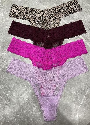 Набор трусиков трусики victoria’s secret трусы виктория сикрет