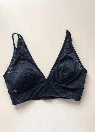 Fiorentina бралет чорний з тваринним принтом ліфчик топ з анімалістичним принтом бюстгальт...