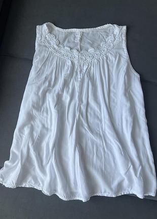 Натуральна футболка майка