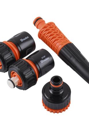 Eco-pwb5500-12 black line, комплект с 4 елементов для полива на шланг 1/2″ bradas польша