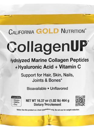 Collagenup коллаген с витамином c, без вкуса 464 г california gold nutrition