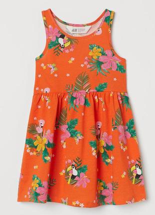 Дитяче плаття сарафан птахи h&m на дівчинку 71212
