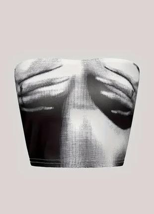 Бандо топ з принтом