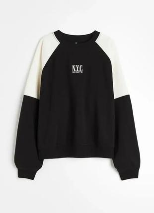 Толстовка свитшот стильный спортивный фирменный женский h&m