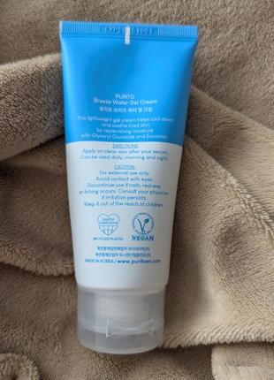 Гель-крем purito breeze water gel cream2 фото