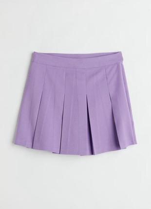 Теннисная юбка/тенниска от h&m в трендовом фиолетовом цвете💜