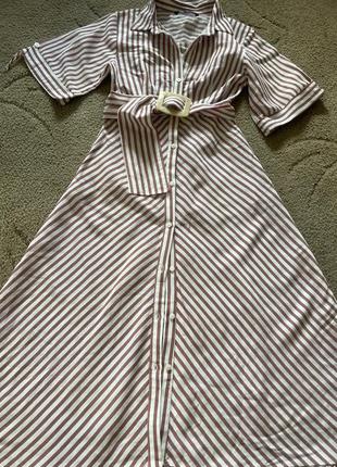 Платье халат лен люкс бренд