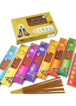 Raj seven chakras 7 пачек по 15 грамм семь чакр