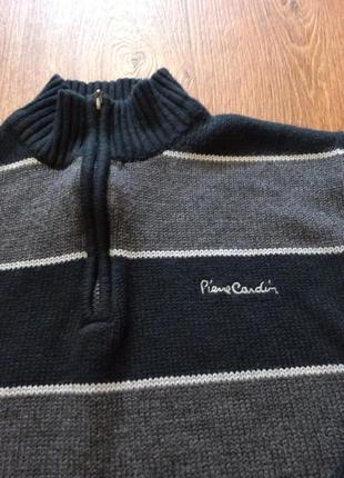 Мужская тёплая кофта / свитер с воротником . чоловіча тепла кофта / светр с воротником .