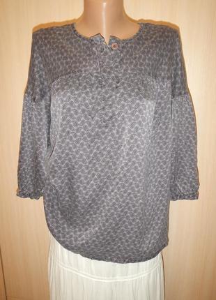 Шовкова блуза cyrillus p.44 100% шовк