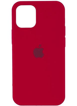 Оригінальний чохол silicone case для iphone 11 pro max (rose red)