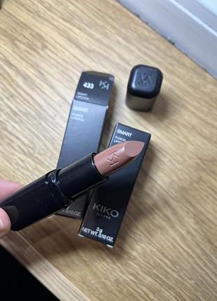 Поживна кремова помада kiko milano smart fusion 433