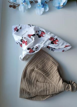Бандана платок муслин косышка на резиночке