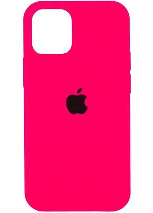 Оригинальный чехол silicone case для iphone 15 pro max (hot pink)