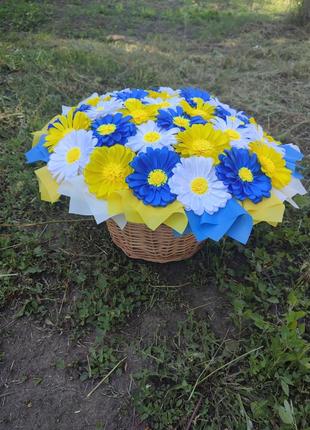 Букет из атласных лент