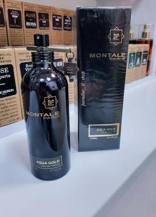 Montale aqua gold / parfum нішевий деревинний !