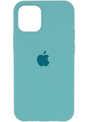 Оригинальный чехол silicone case для iphone 13 pro max (sea blue)