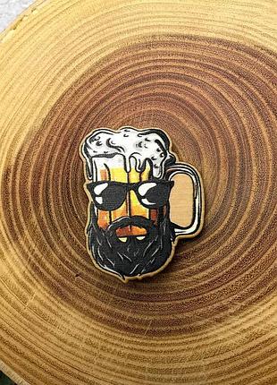 Значок з дерева "келих пінного"