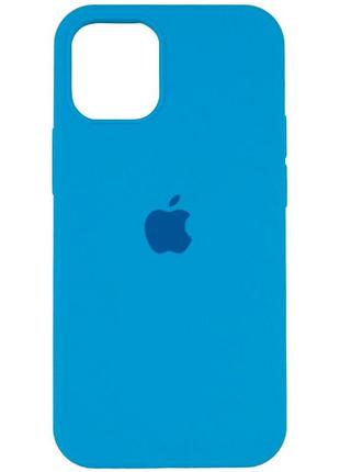 Оригінальний чохол silicone case для iphone 14 pro max (blue)