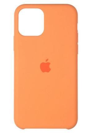 Чехол silicone case для iphone 12 / 12 pro (силиконовый чехол оранжевый силикон кейс) чехол для айфона