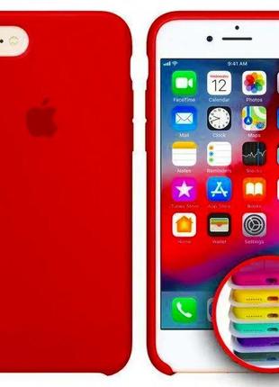 Оригинальный чехол silicone case для iphone 6/6s (red)