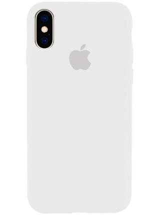 Оригинальный чехол silicone case для iphone x/xs (white)