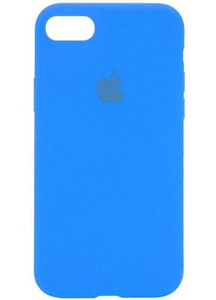 Оригінальний чохол silicone case для iphone 7/8 (blueberry)