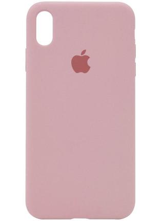 Оригинальный чехол silicone case для iphone x/xs (pink sand)