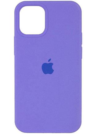 Оригінальний чохол silicone case для iphone 12 pro max (glucine)