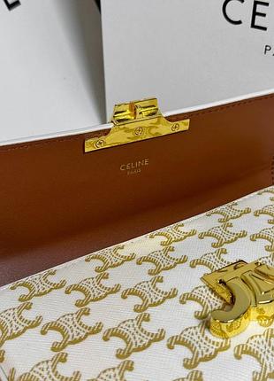 Сумка celine біла сумка світла сумка шкіряна жіноча сумка9 фото