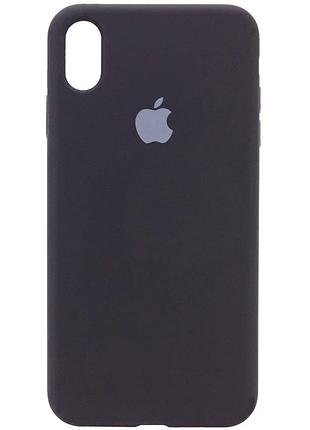 Оригинальный чехол silicone case для iphone x/xs (black)