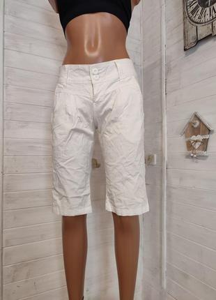 Натуральные удлиненные шортики s\m