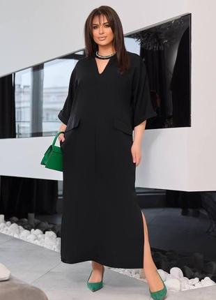 Элегантное женское длинное платье бежевого цвет с 48 по 60 размер4 фото