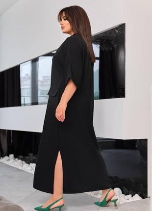 Элегантное женское длинное платье бежевого цвет с 48 по 60 размер6 фото