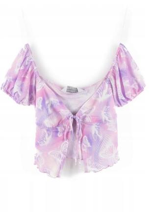 Топ з метеликами primark