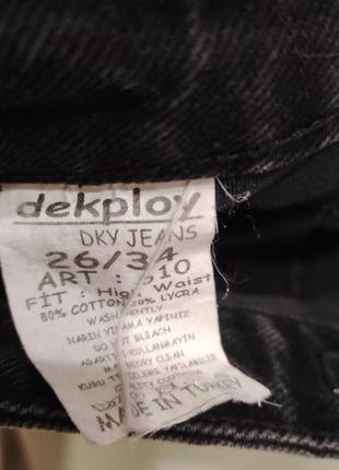 Джинсы женские , чёрные джинсы, турция8 фото