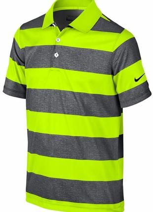 Детская подростковая футболка поло тенниска nike junior's bold stripe polo