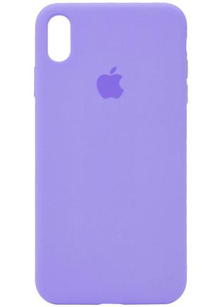 Оригінальний чохол silicone case для iphone xr (glucine)