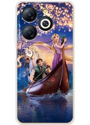 Чохол силіконовий з картинкою на infinix smart 8 (мультик, крижане серце)