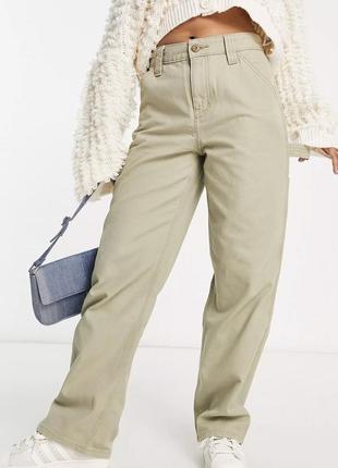 Стильные широкие брюки asos карго