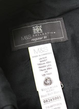 Брендовий діловий костюм у складі вовна від m&s9 фото